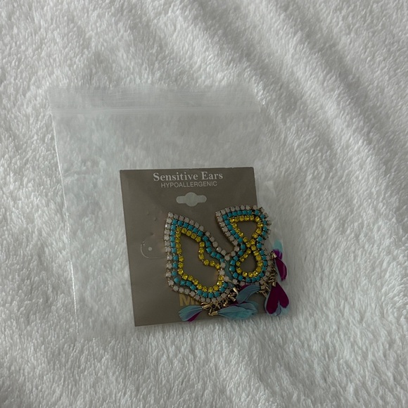 Colorful Beaded Earrings for Sensitive Ears - Picture 1 of 4